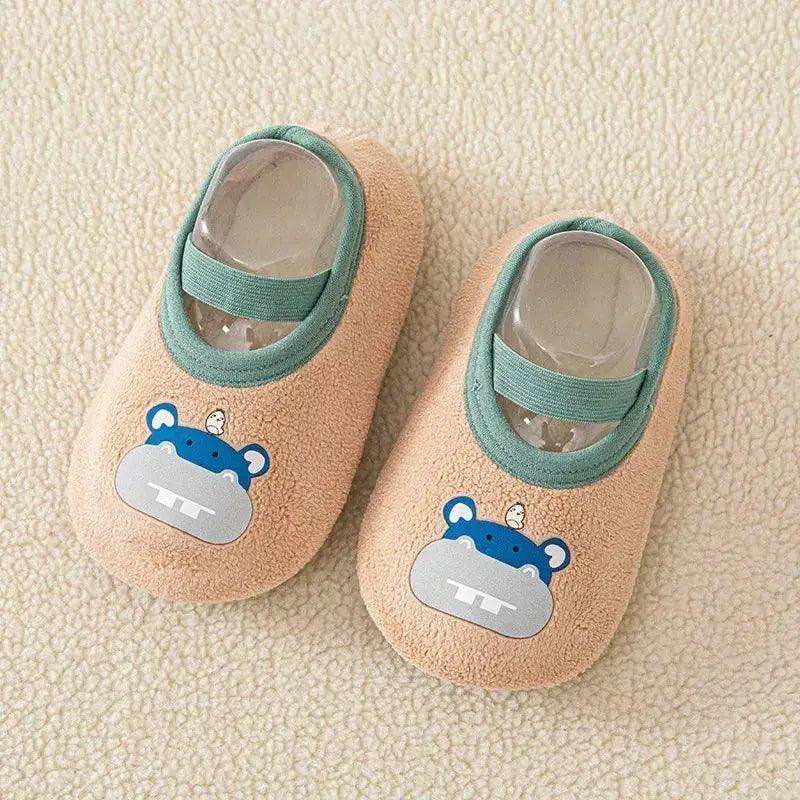  Kids Non Slip Fleece Indoor Floor Socks Anti Slip -  ToylandEU™
