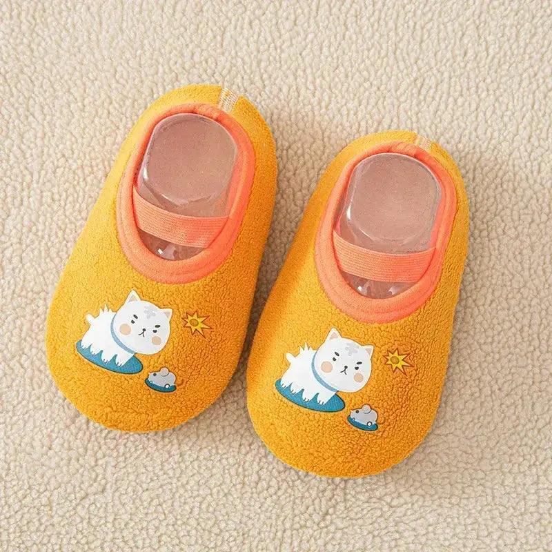  Kids Non Slip Fleece Indoor Floor Socks Anti Slip -  ToylandEU™