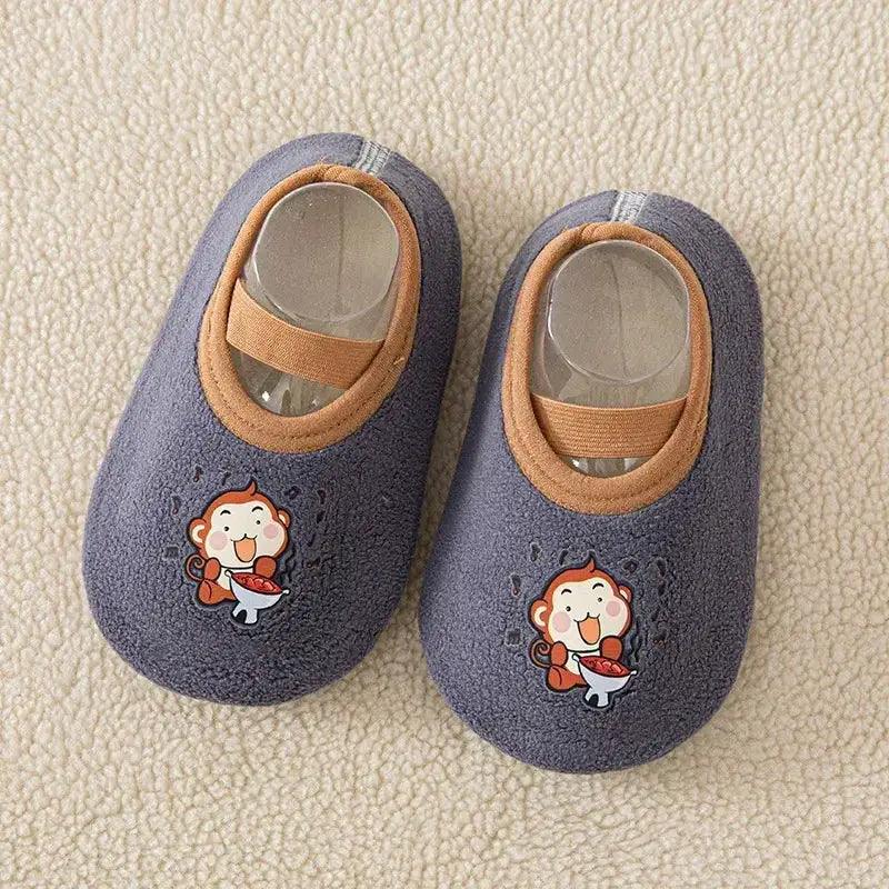  Kids Non Slip Fleece Indoor Floor Socks Anti Slip -  ToylandEU™