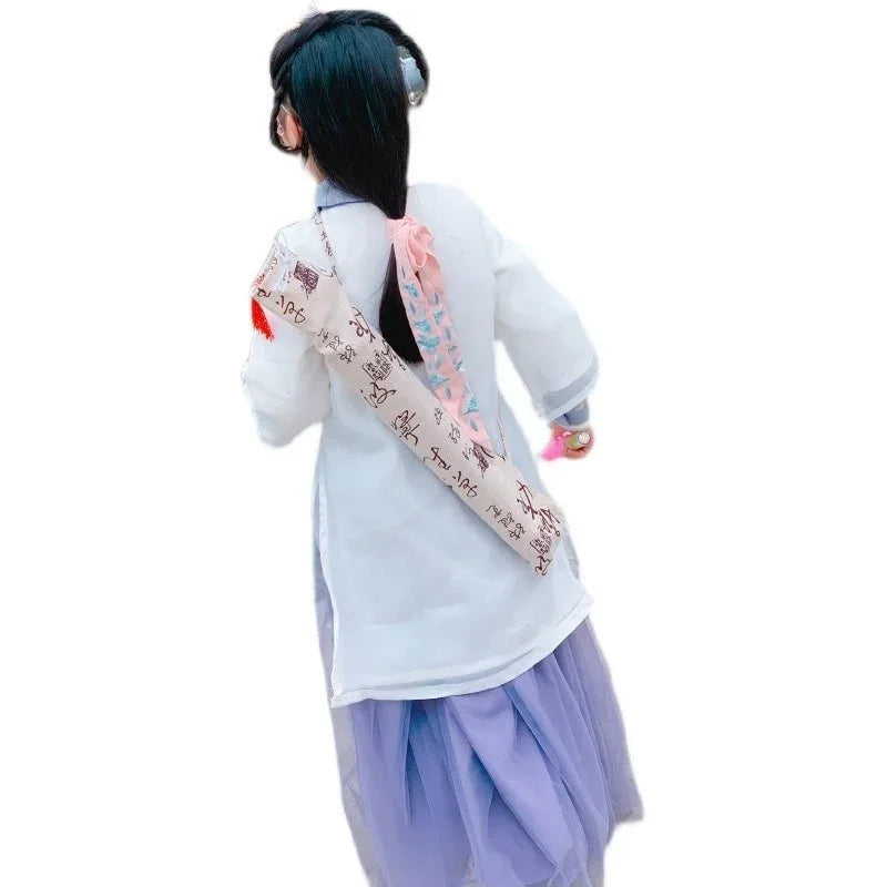 Kids Oilpaper Umbrella 56cm Hanfu Costume For Photography - ToylandEU