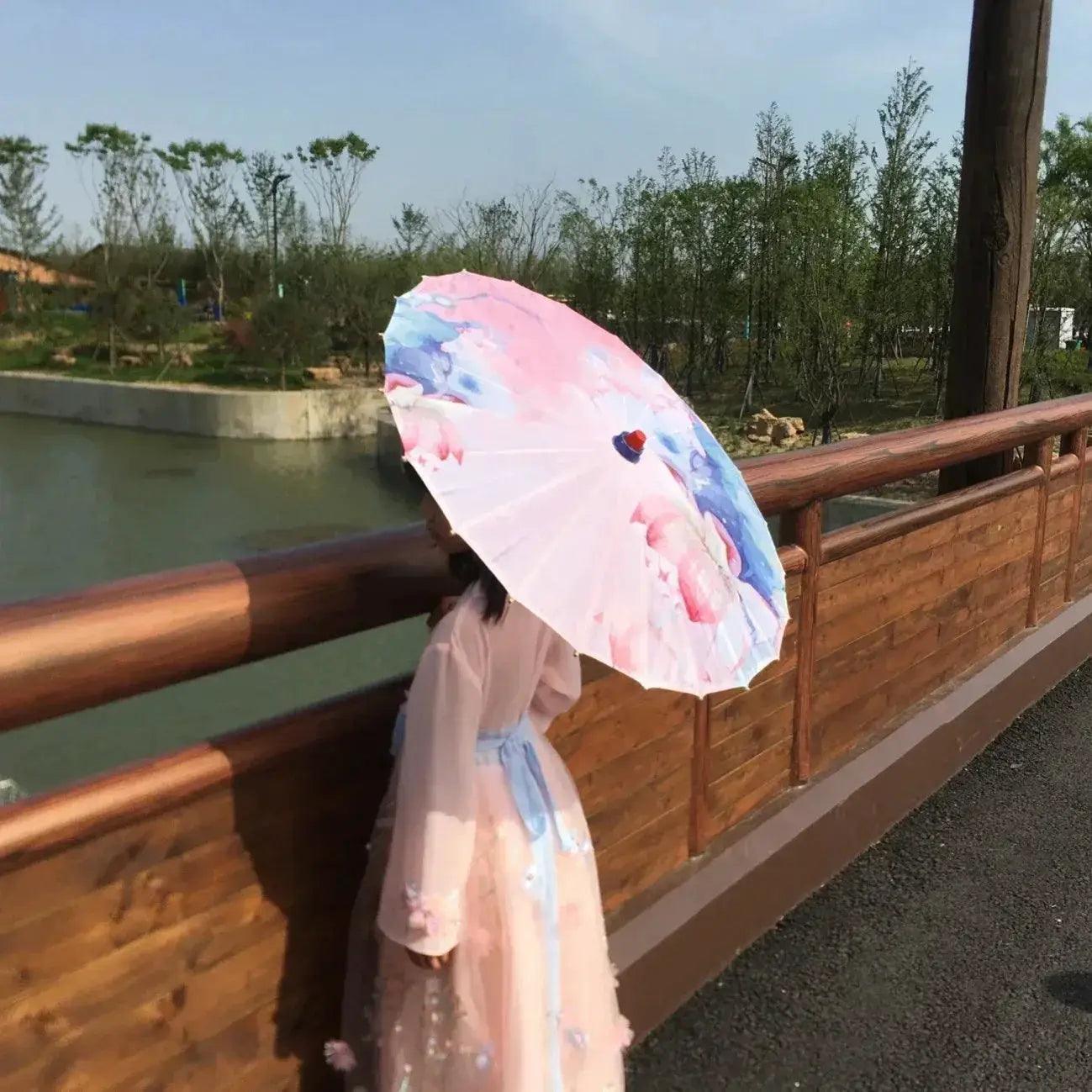  Kids Oilpaper Umbrella 56cm Wood Handle For Photography -  ToylandEU™