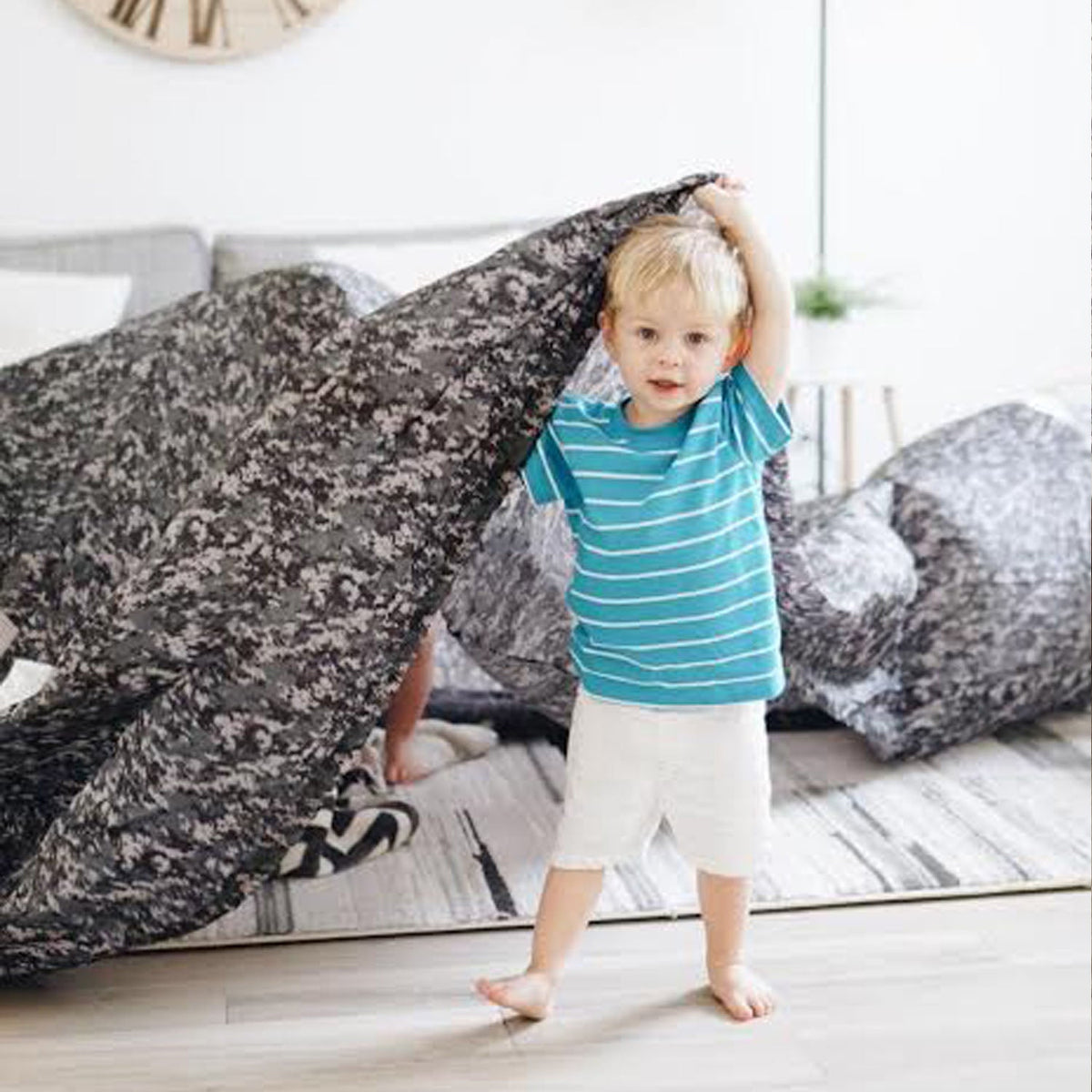Kids Outdoor Play Fort | Digital Camo Design | Toylandeu™