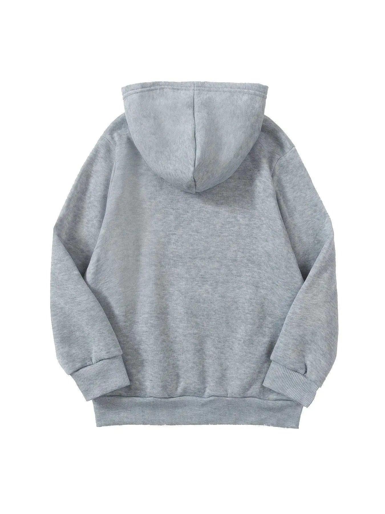  2-Piece Boy Basketball Player Graphic Sweatshirt with Hood + Pants, Cozy Casual Outdoor Set for Fall and Winter -  ToylandEU™