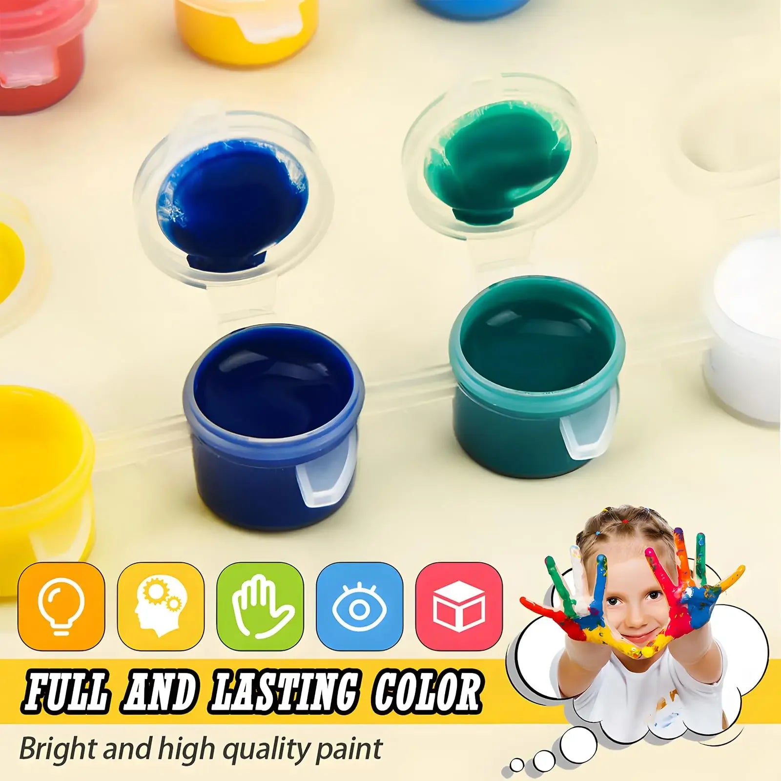 Kids Painting Kit Arts And Crafts Set For Dino Fun - ToylandEU
