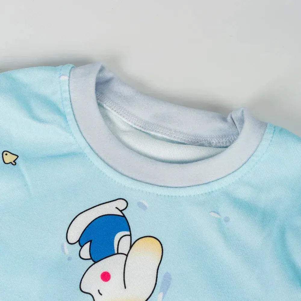 Kids Pajama Set Autumn Warm Cartoon Pattern Sleepwear - ToylandEU
