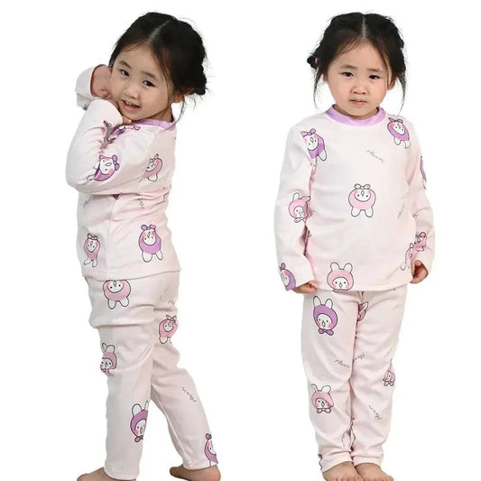  Kids Pajama Set Soft Cotton Cartoon Patterns Cozy Sleep -  ToylandEU™