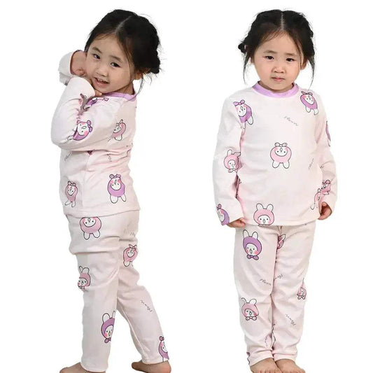  Kids Pajama Set Soft Cotton Cartoon Patterns Cozy Sleep -  ToylandEU™