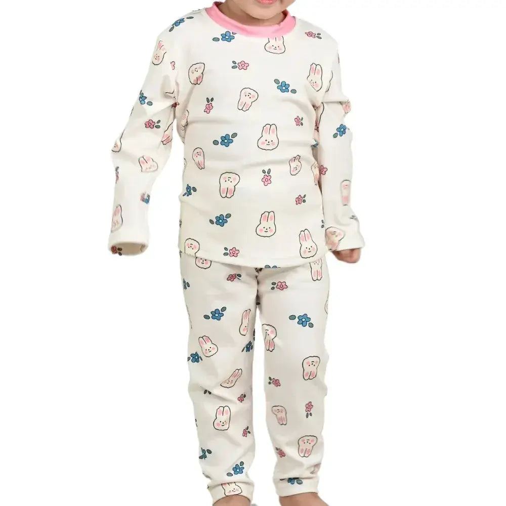 Kids Pajama Set Soft Cotton Cartoon Patterns For Cozy Sleep - ToylandEU