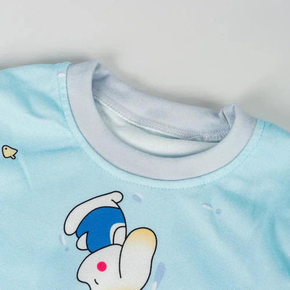  Kids Pajama Set Unisex Cartoon Pattern Sleepwear Warm -  ToylandEU™