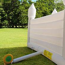 Kids Party Large 13x13ft Inflatable White Bounce House - ToylandEU