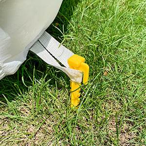 Kids Party Large 13x13ft Inflatable White Bounce House - ToylandEU