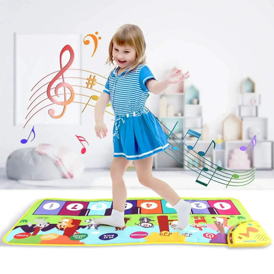  Kids Piano Mat Educational Toy With Animal Sounds -  ToylandEU™