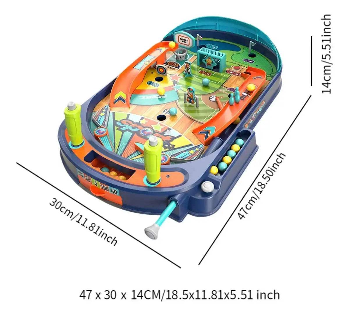  Kids Pinball Table Game Two Players Learning Toy -  ToylandEU™