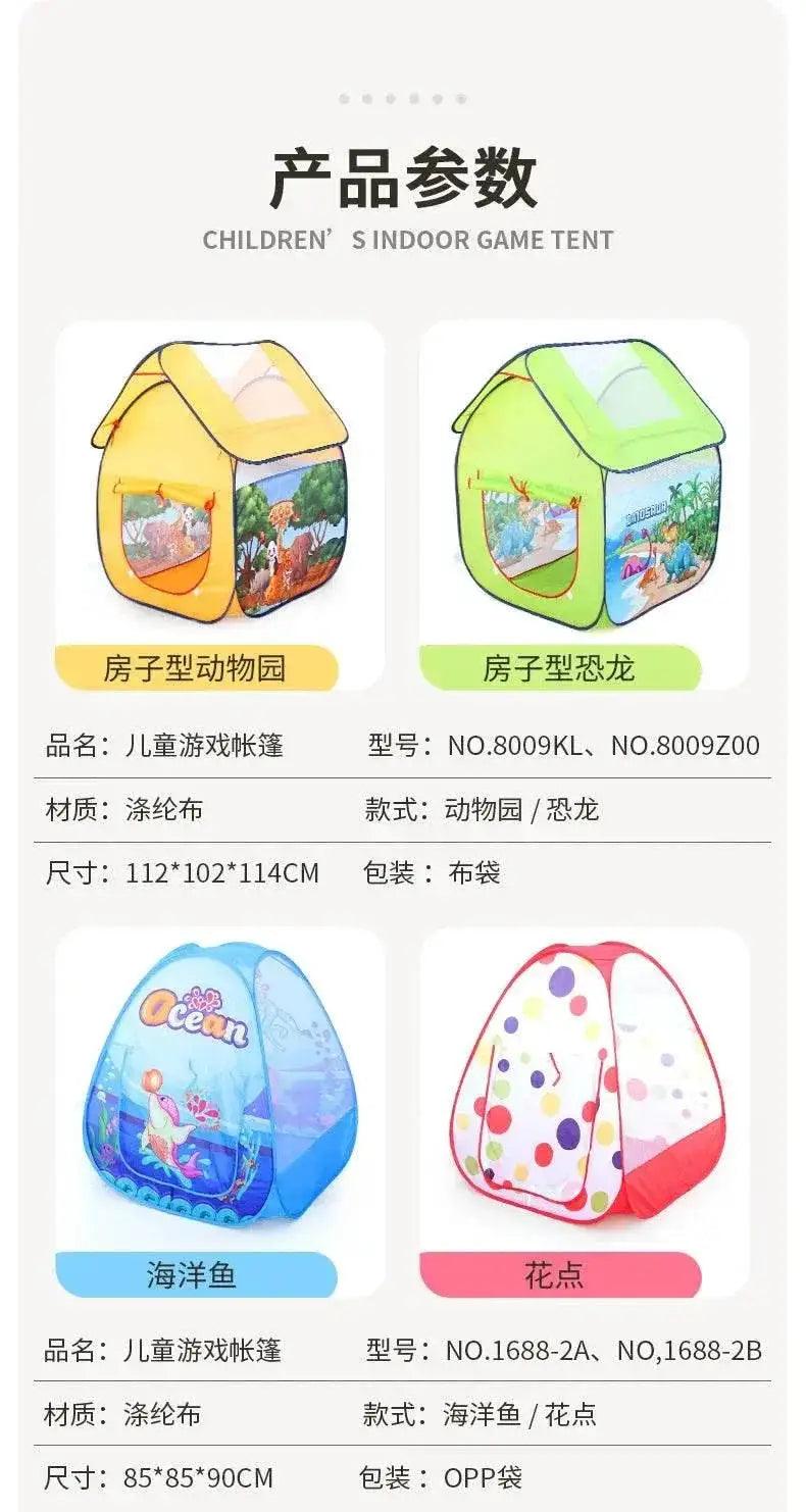  Portable Children Kids Play Tents Outdoor Garden Folding Baby Toy Tent -  ToylandEU™