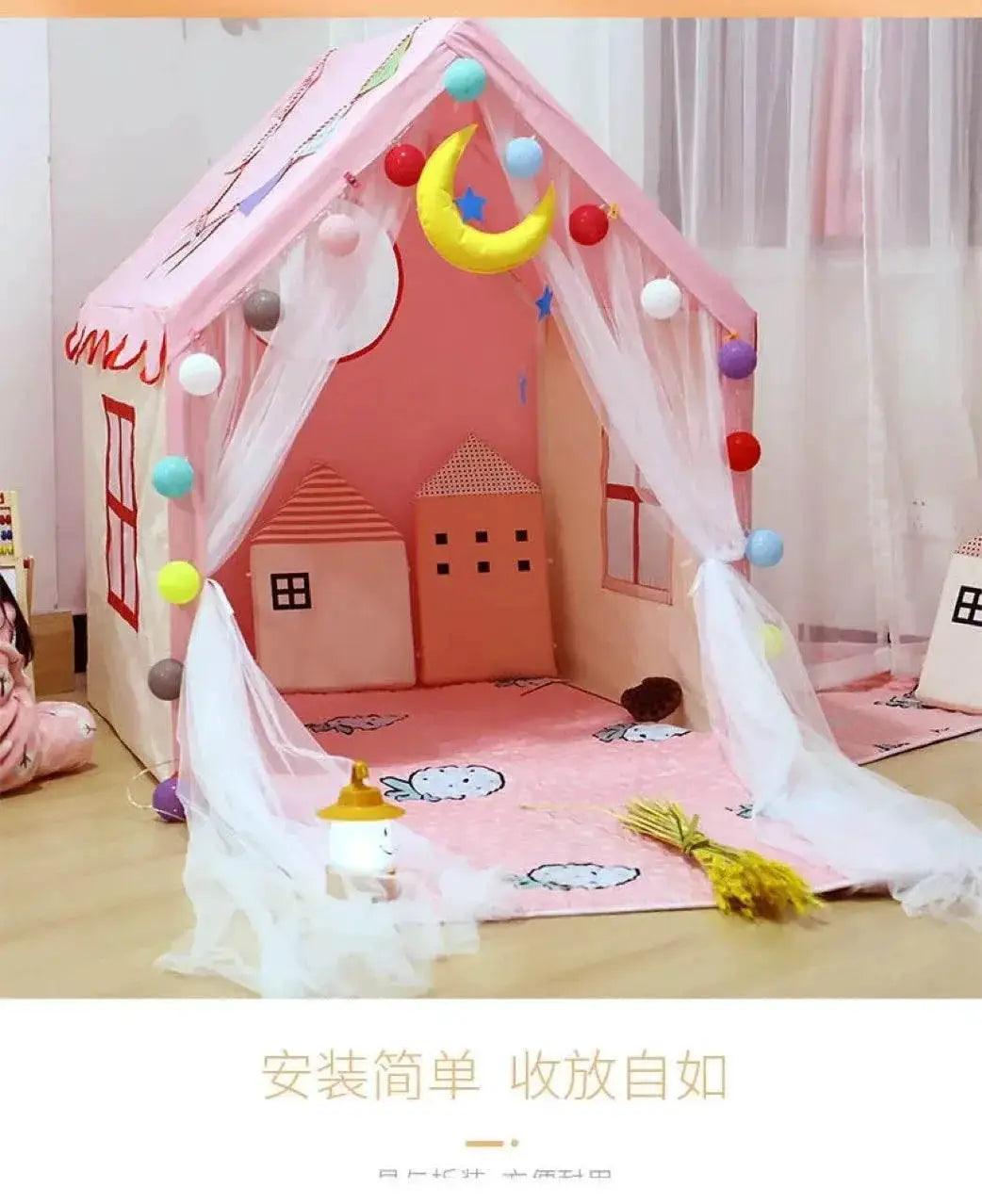  New Baby Tent Children's Home Girl's Small House Game Tent -  ToylandEU™