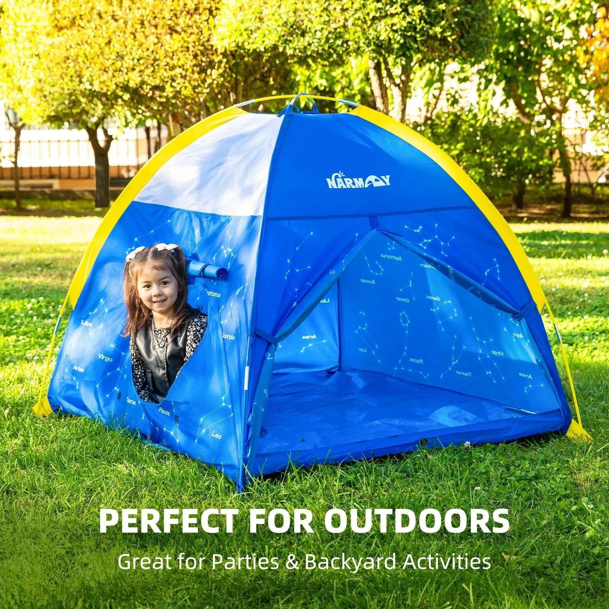  Kids Play Tent Blue Starry Sky Dome Tent for Fun -  ToylandEU™