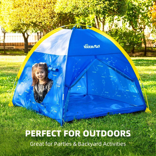  Kids Play Tent Blue Starry Sky Dome Tent for Fun -  ToylandEU™