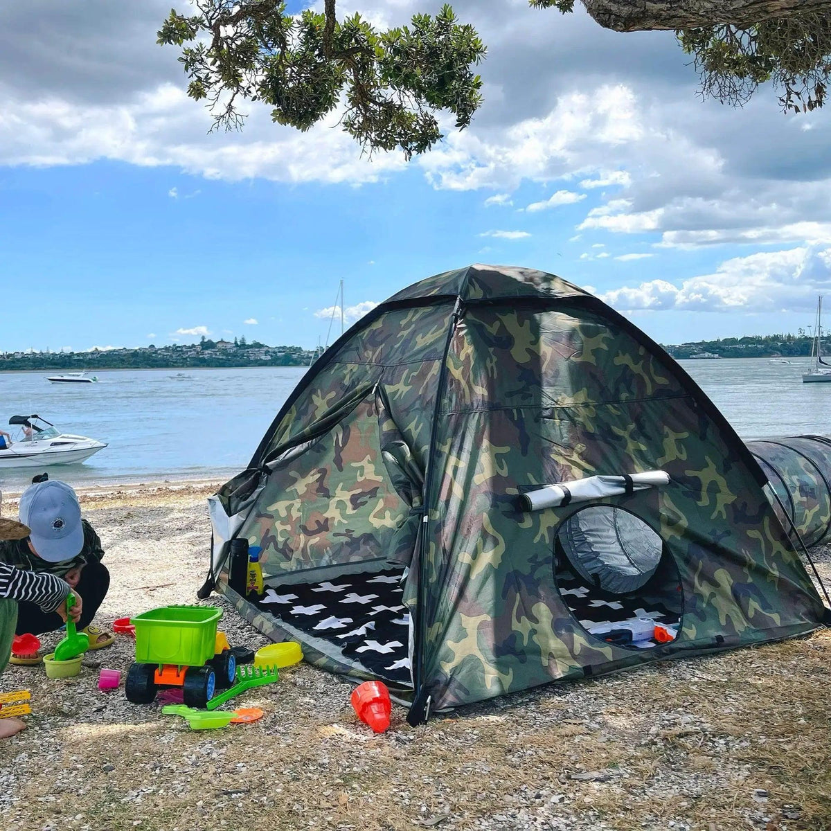  NARMAY Play Tent Camouflage Dome Tent for Kids Indoor Outdoor Fun -  ToylandEU™