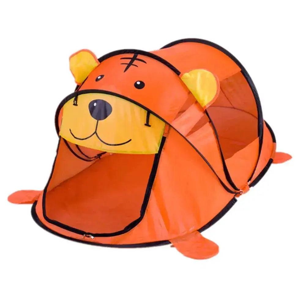  Portable Tiger Kids' Tent Cartoon Animal Play House Indoor Outdoor -  ToylandEU™