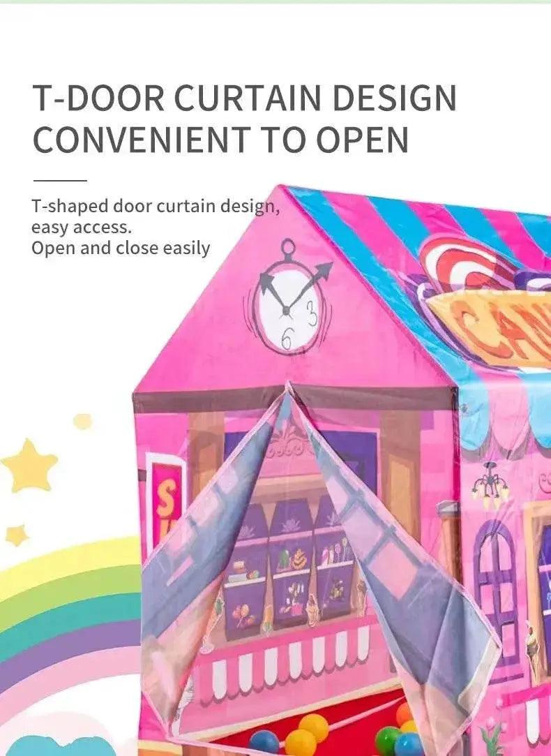  Kids Play House Game Tent Toys Dinosaur Pink Ice Cream Castle -  ToylandEU™