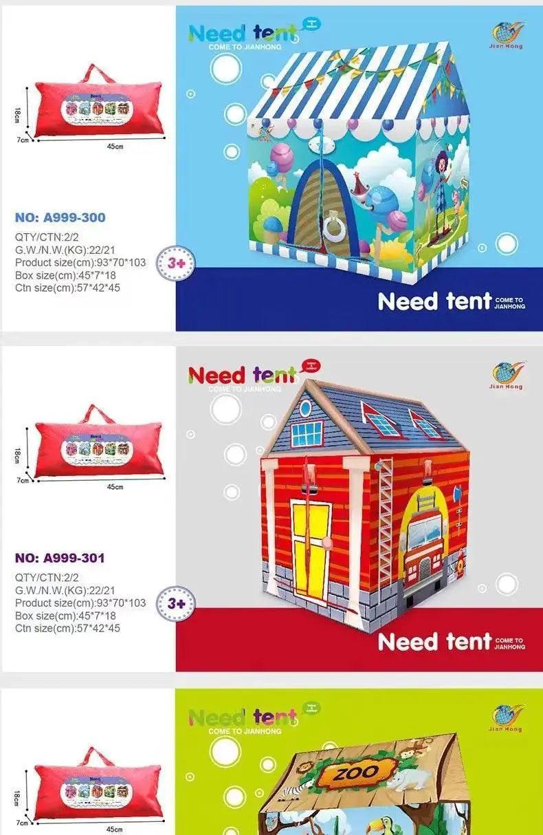  Kids Play House Game Tent Toys Dinosaur Pink Ice Cream Castle -  ToylandEU™