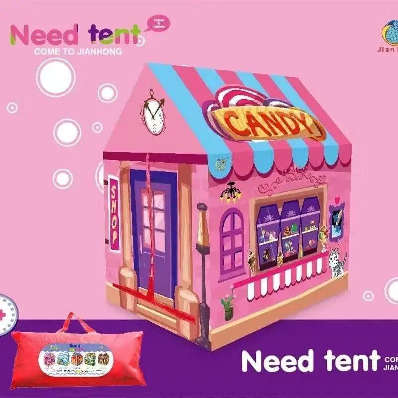  Kids Play House Game Tent Toys Dinosaur Pink Ice Cream Castle -  ToylandEU™