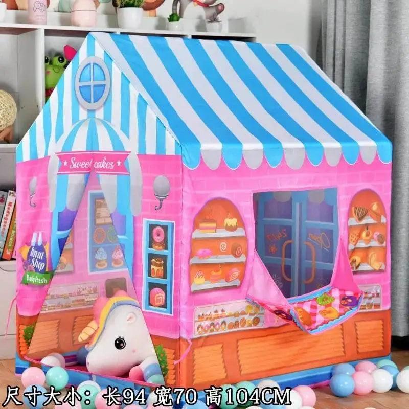  Kids Play House Game Tent Toys Dinosaur Pink Ice Cream Castle -  ToylandEU™