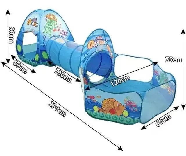  Children's Tent Foldable Baby 3In1 Playground Playpen -  ToylandEU™
