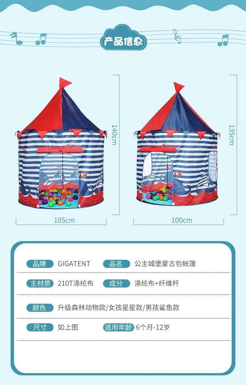  Outdoor Kid Tent Space Play House Portable Baby Gift -  ToylandEU™