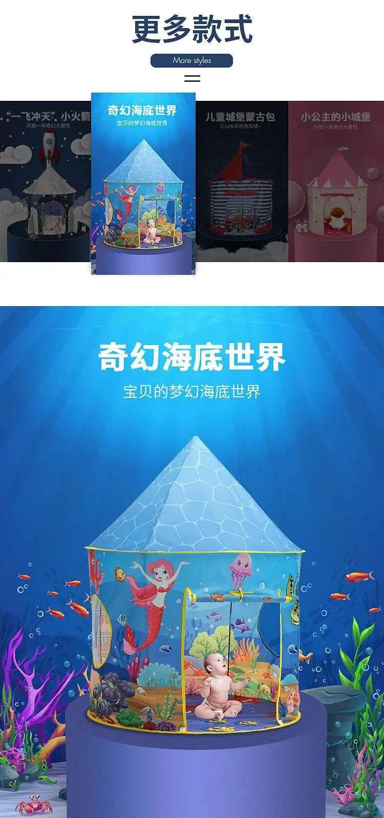  Outdoor Kid Tent Space Play House Portable Baby Gift -  ToylandEU™