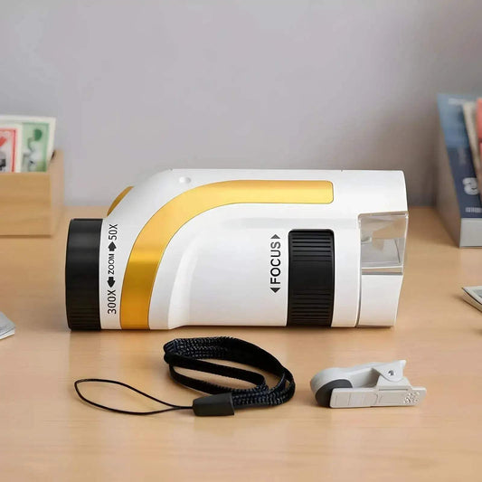  Kids Pocket Microscope 50x 300x Handheld LED Light -  ToylandEU™