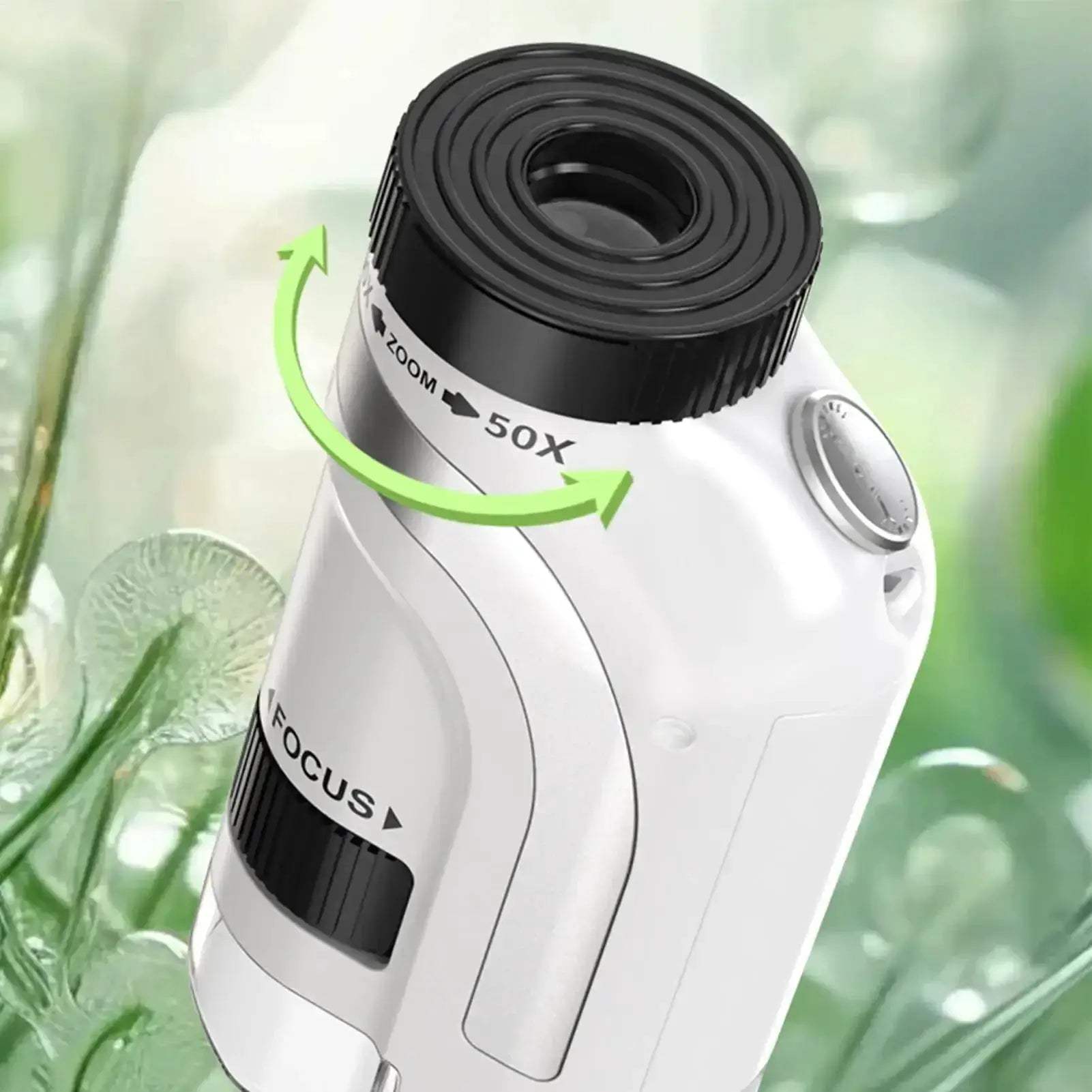 Kids Pocket Microscope 50x-300x Handheld Digital Microscope With LED Light - ToylandEU
