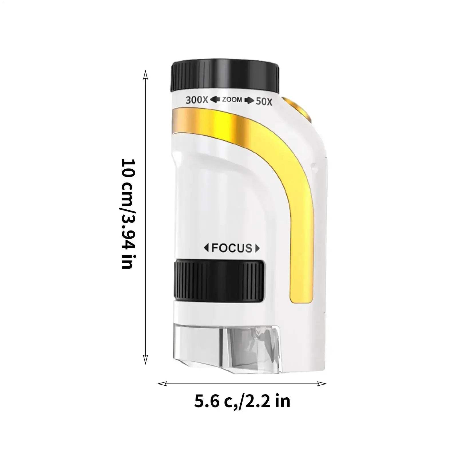 Kids Pocket Microscope 50x-300x Handheld Digital Microscope With LED Light - ToylandEU