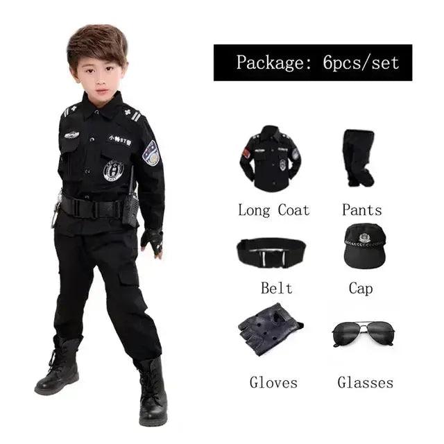  Kids Police Officer Cosplay Costume Realistic Look -  ToylandEU™