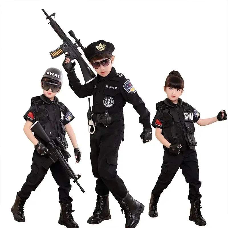  Kids Police Officer Cosplay Costume Realistic Look -  ToylandEU™