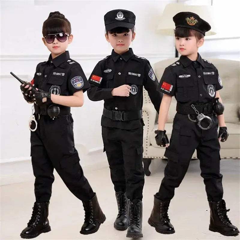  Kids Police Officer Cosplay Costume Realistic Look -  ToylandEU™