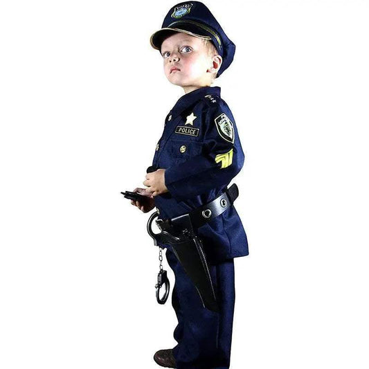 Kids' Police Officer Costume Set - Unisex Halloween Costume for Fun Role Play - ToylandEU
