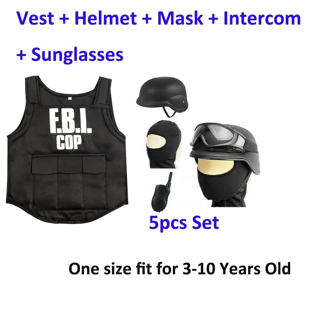  Kids Policeman Costume SWAT Uniform For Halloween -  ToylandEU™