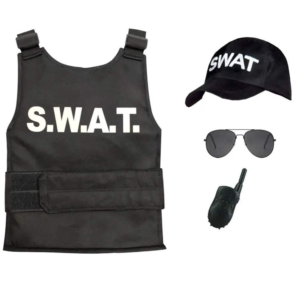 Kids Policeman Costume SWAT Uniform For Halloween -  ToylandEU™