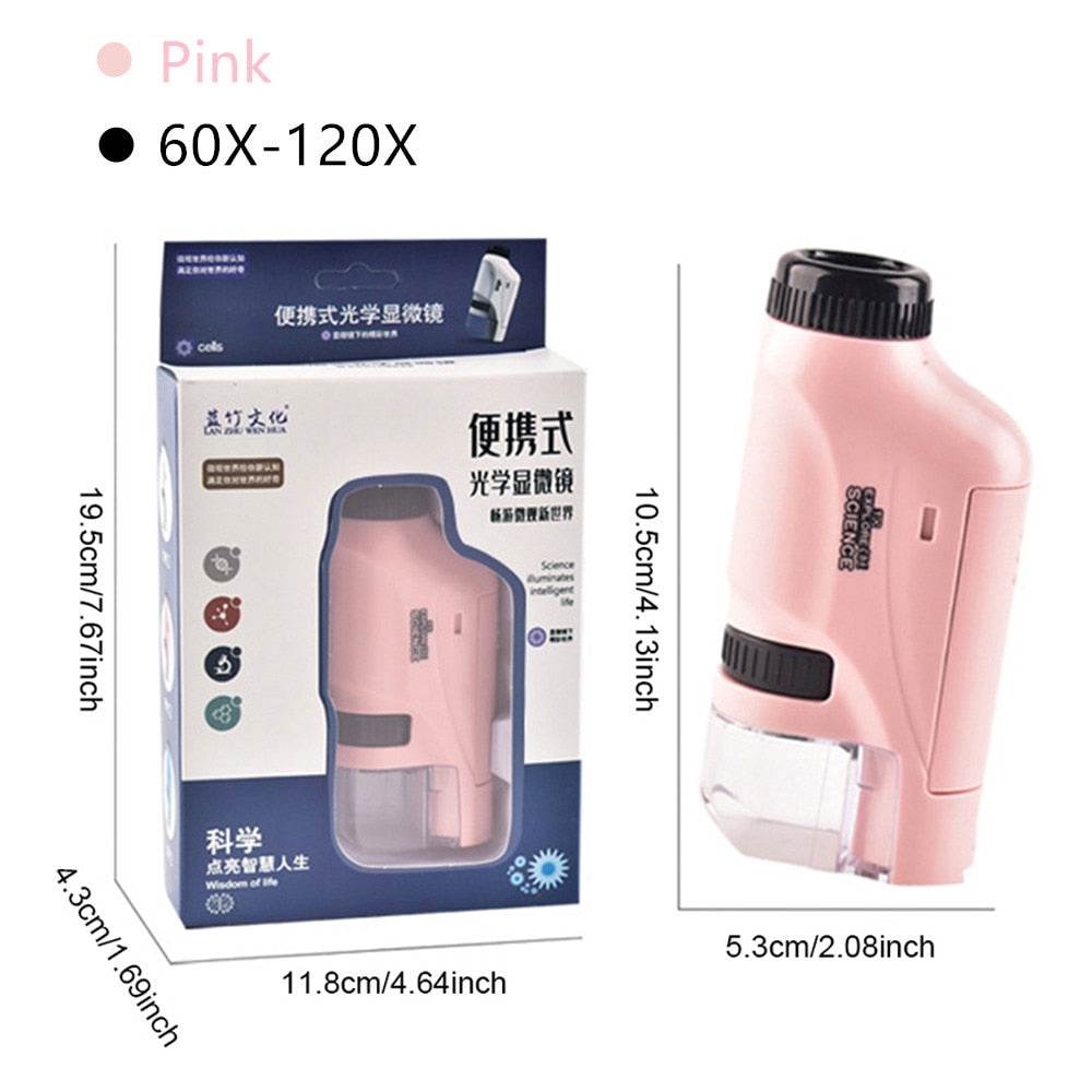 Kids Portable LED Microscope Kit - Perfect for Young Explorers! - ToylandEU