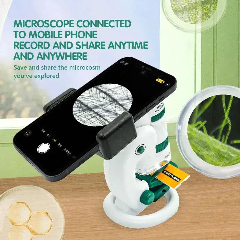 Kids Portable Microscope Kit Educational Science Toy - ToylandEU