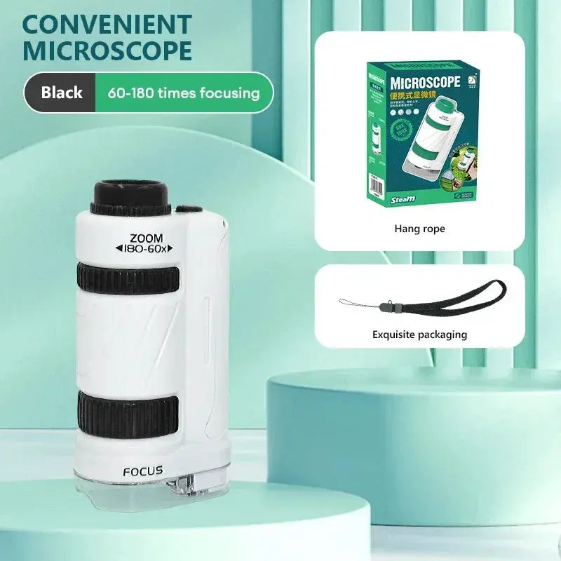 Kids Portable Microscope Kit Educational Science Toy - ToylandEU