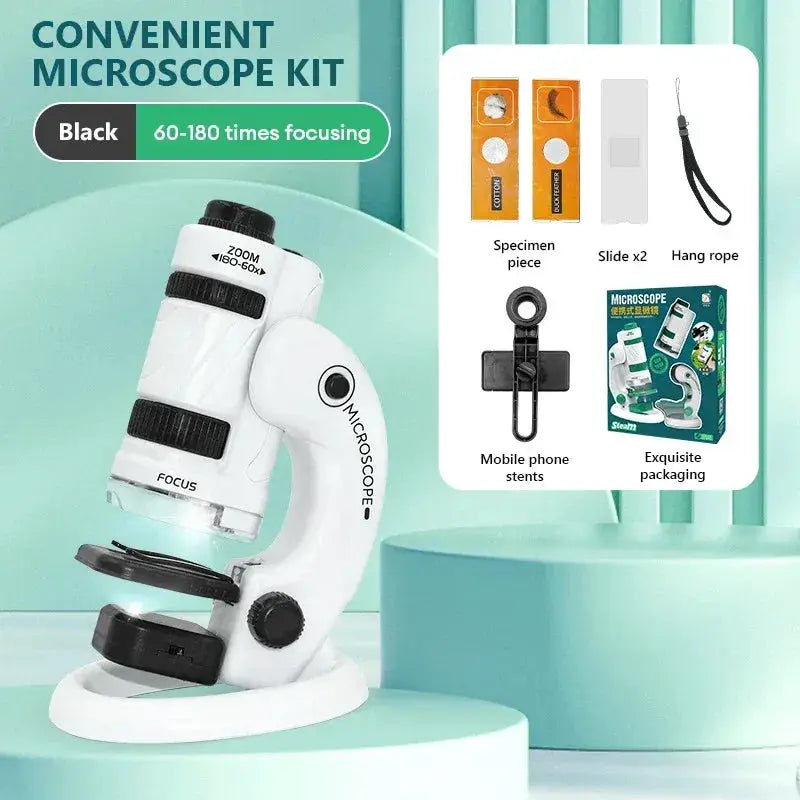 Kids Portable Microscope Kit Educational Science Toy - ToylandEU