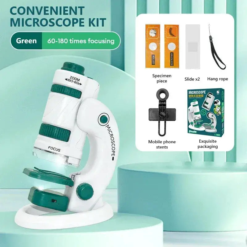 Kids Portable Microscope Kit Educational Science Toy - ToylandEU