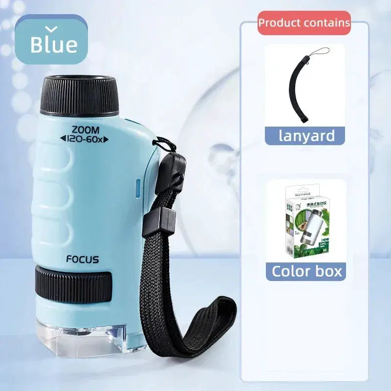 Kids Portable Microscope Kit Educational Science Toy - ToylandEU