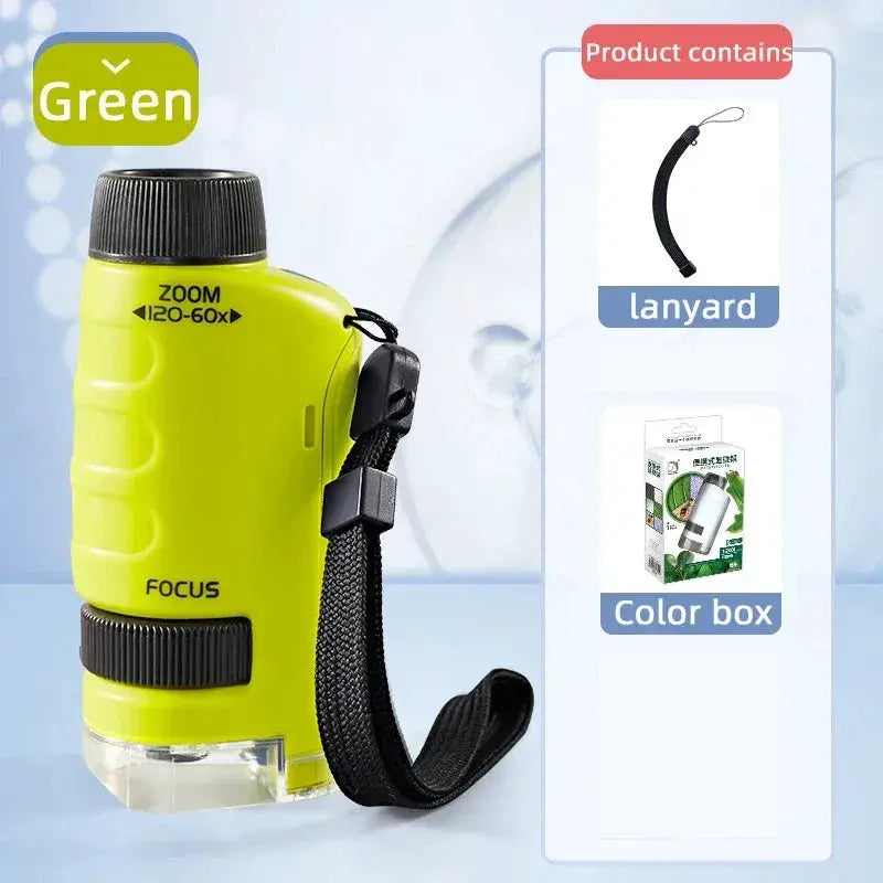 Kids Portable Microscope Kit Educational Science Toy - ToylandEU