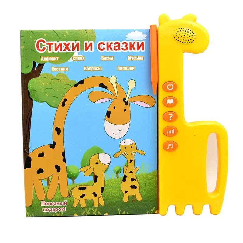 Kids Preschool Electronic Book Russian Alphabet Baby Learning Toys Reading Machines for Children Language Tablet Educational Toy - ToylandEU