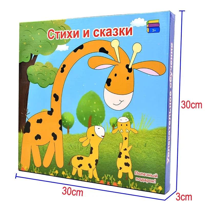 Kids Preschool Electronic Book Russian Alphabet Baby Learning Toys Reading Machines for Children Language Tablet Educational Toy - ToylandEU