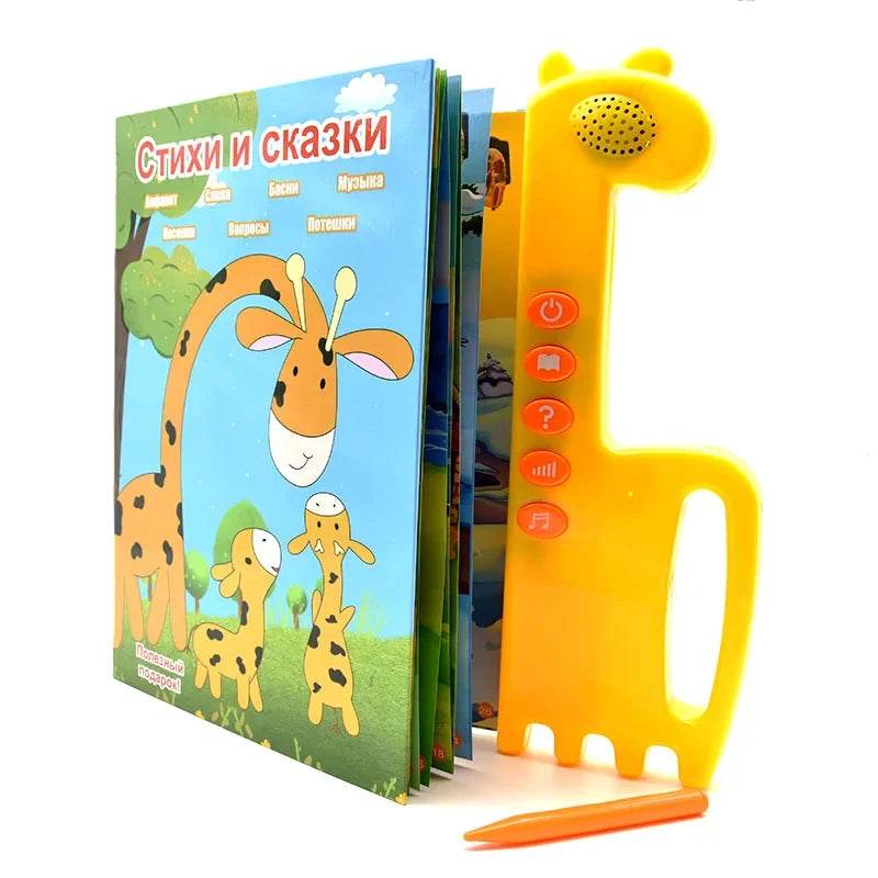 Kids Preschool Electronic Book Russian Alphabet Baby Learning Toys Reading Machines for Children Language Tablet Educational Toy - ToylandEU