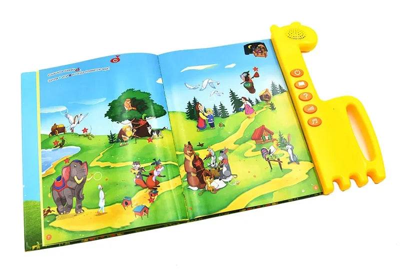 Kids Preschool Electronic Book Russian Alphabet Baby Learning Toys Reading Machines for Children Language Tablet Educational Toy - ToylandEU